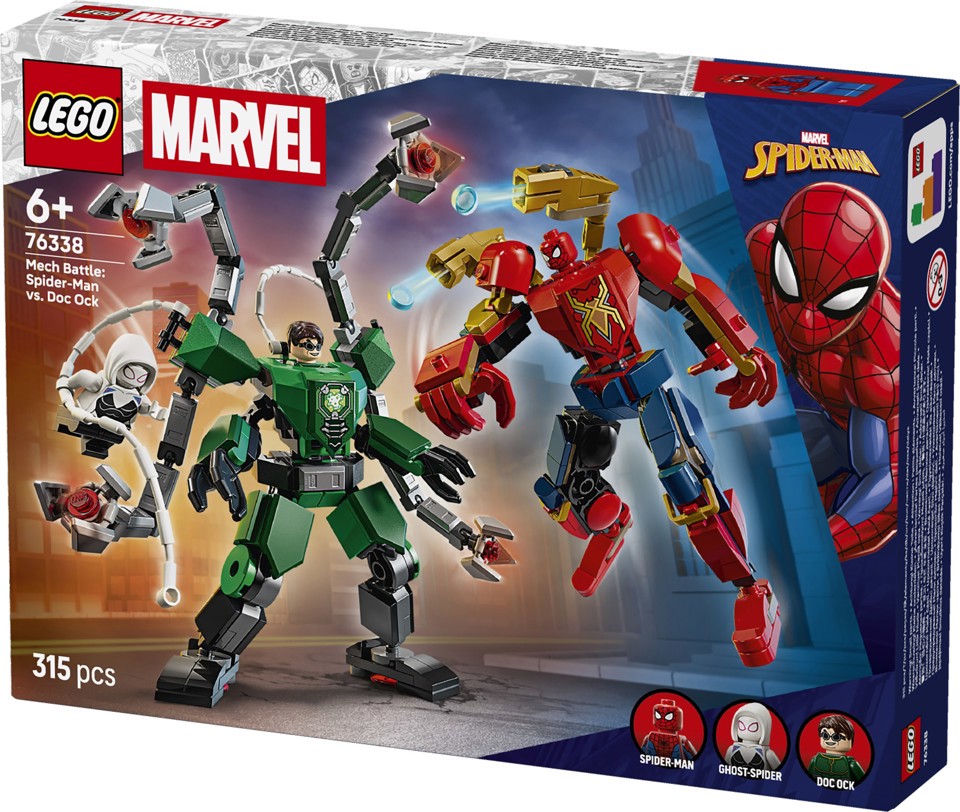 LEGO Marvel | 76338 Battaglia Mech: Spider-Man vs. Doc Ock