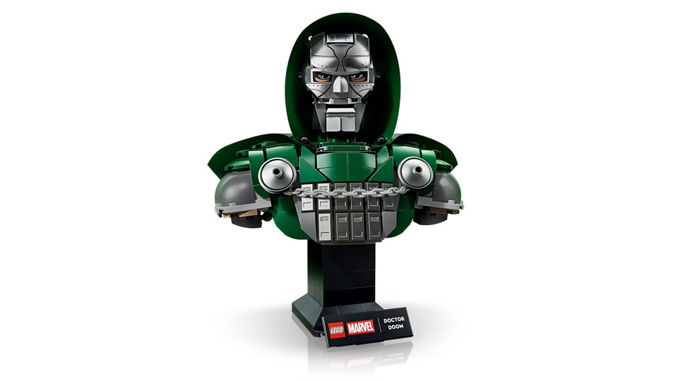 LEGO | Marvel 76345 Busto del Dottor Destino, Kit di Modellismo per Adulti da Esposizione con Minifigure, Regalo Fan del Film