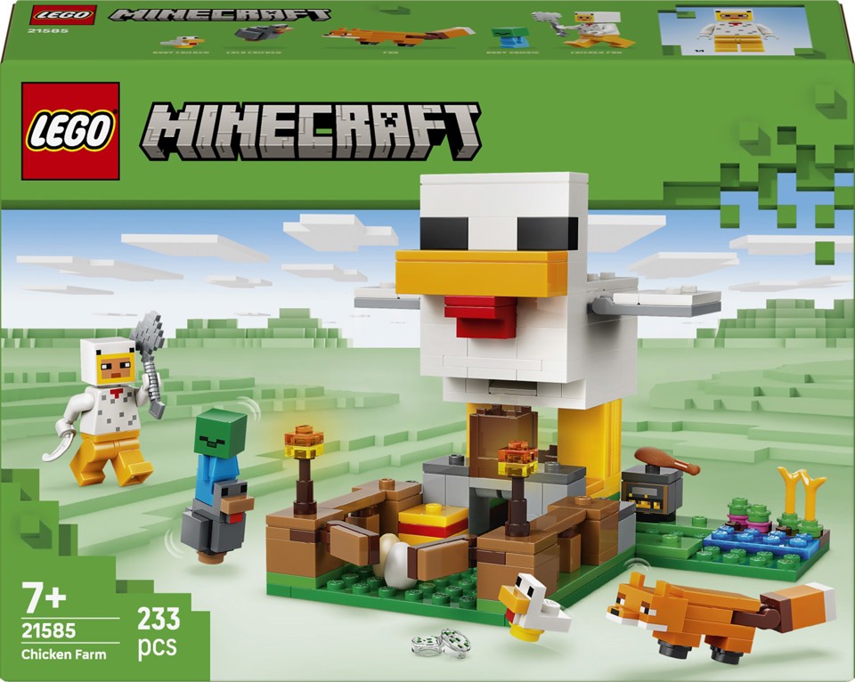 LEGO Minecraft 21585 Fattoria di Galline