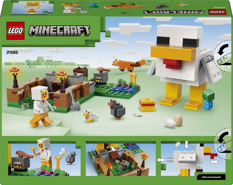 LEGO Minecraft 21585 Fattoria di Galline