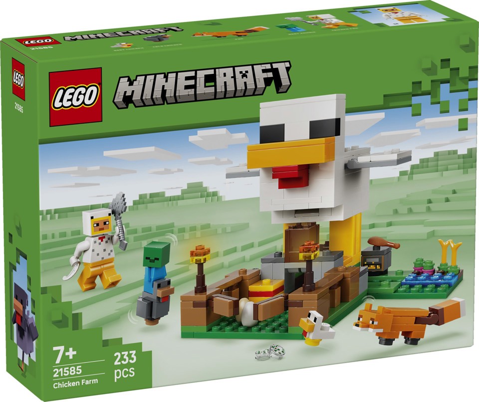 LEGO Minecraft 21585 Fattoria di Galline