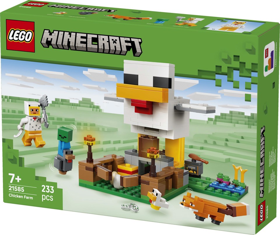 LEGO Minecraft 21585 Fattoria di Galline