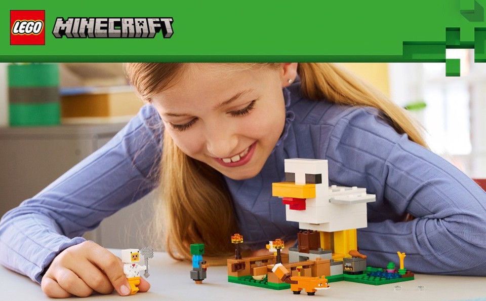 LEGO Minecraft 21585 Fattoria di Galline