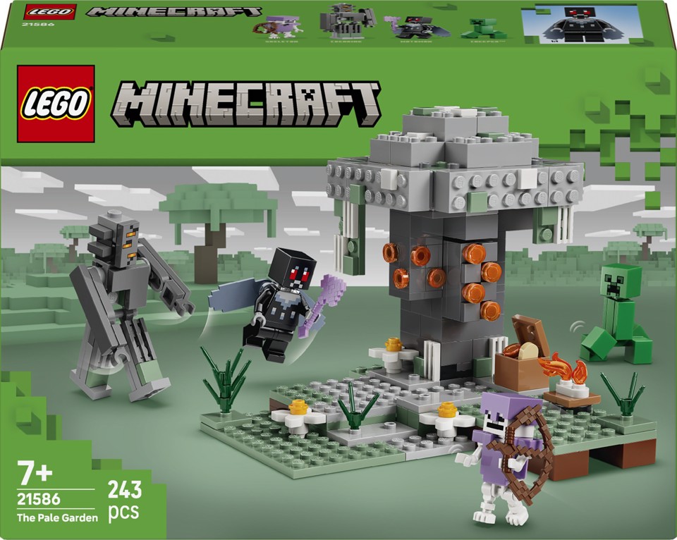 LEGO Minecraft 21586 Giardino Pallido, Bioma in Miniatura con Minifigure e Mob, Regalo per Gamer, Bambini e Bambine 7+ Anni