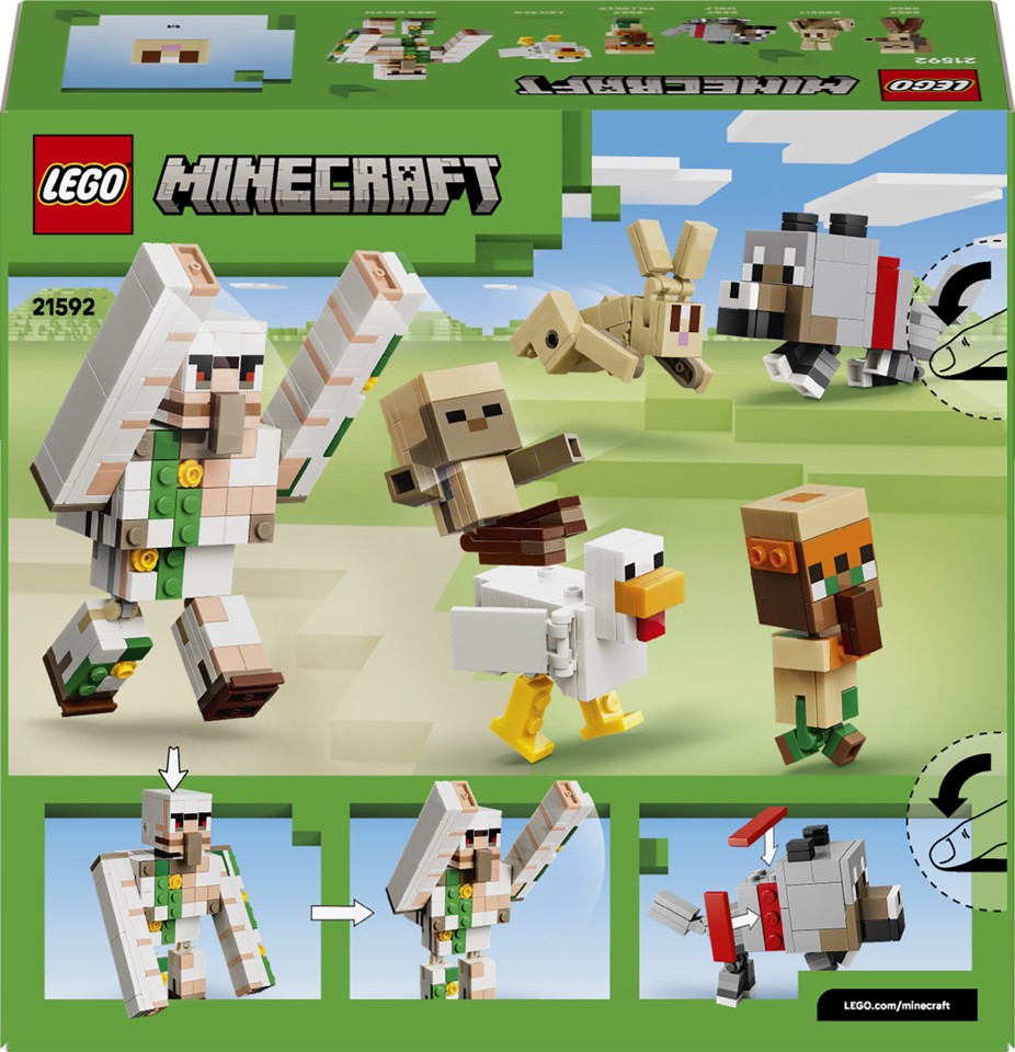 LEGO Minecraft 21592 Attacco nel Deserto del Fantino di Polli