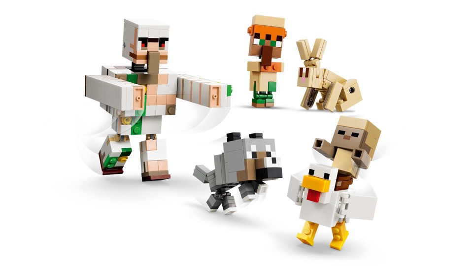 LEGO Minecraft 21592 Attacco nel Deserto del Fantino di Polli