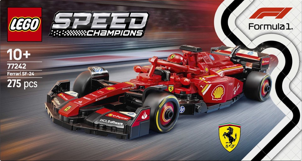 LEGO Speed Champions 77242 Auto da Corsa Ferrari F1 SF-24