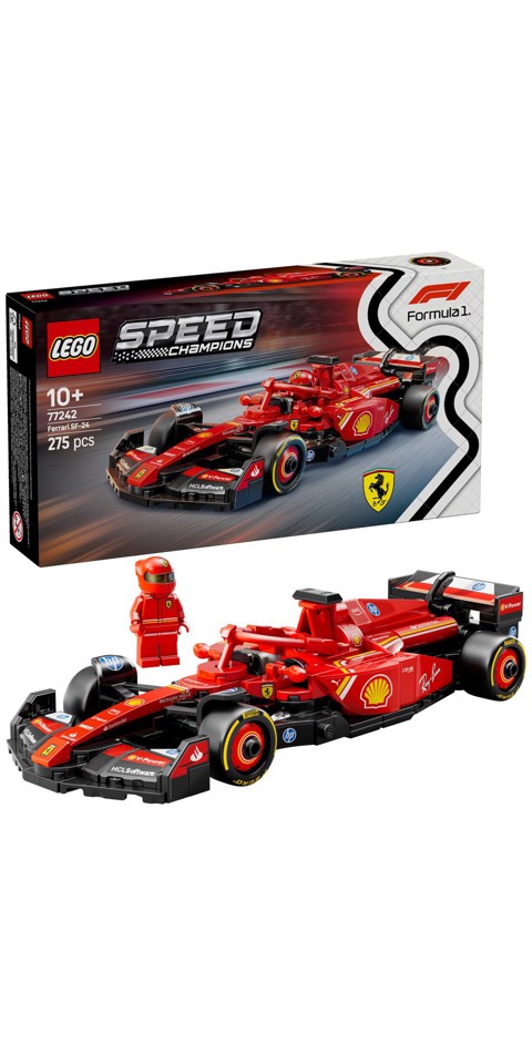 LEGO Speed Champions 77242 Auto da Corsa Ferrari F1 SF-24