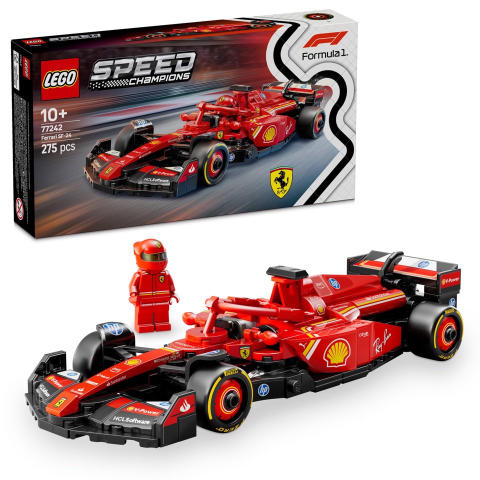 LEGO Speed Champions 77242 Auto da Corsa Ferrari F1 SF-24