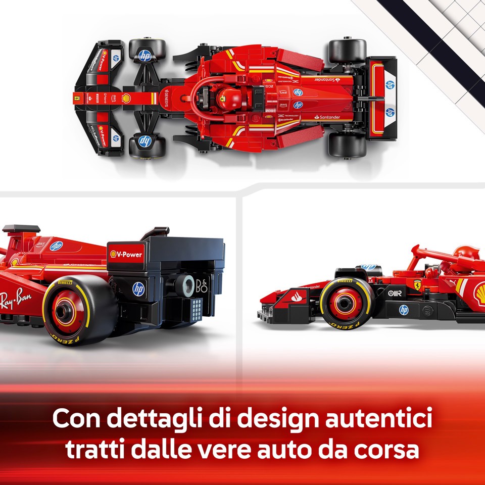 LEGO Speed Champions 77242 Auto da Corsa Ferrari F1 SF-24