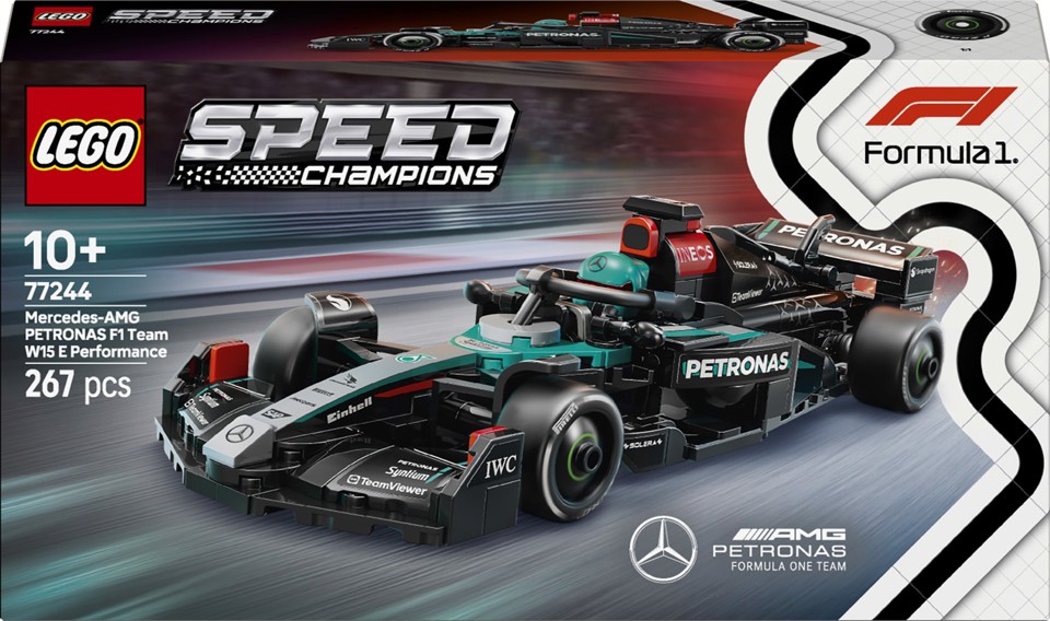 LEGO Speed Champions 77244 Auto da Corsa Mercedes-AMG PETRONAS F1 W 15