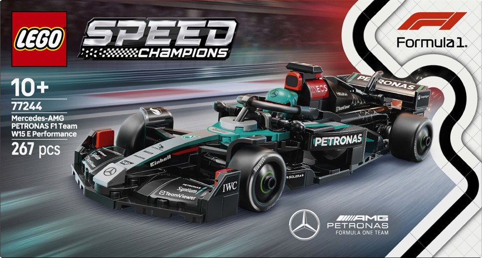 LEGO Speed Champions 77244 Auto da Corsa Mercedes-AMG PETRONAS F1 W 15