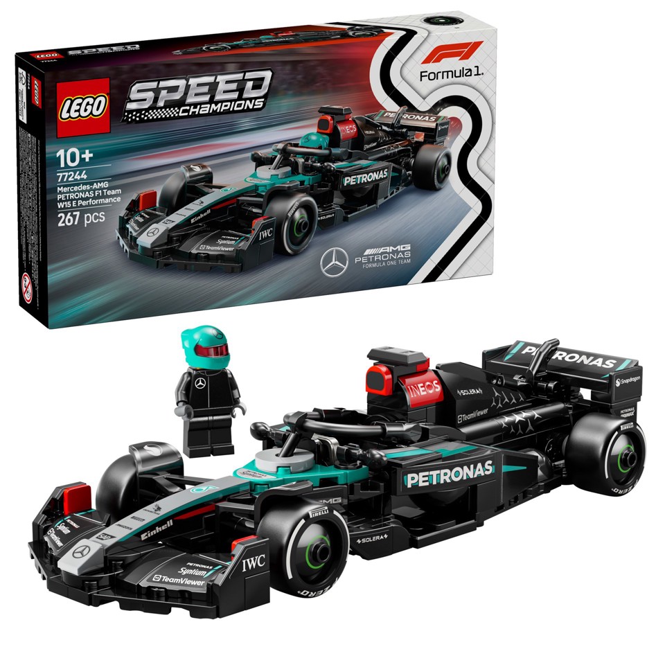 LEGO Speed Champions 77244 Auto da Corsa Mercedes-AMG PETRONAS F1 W 15