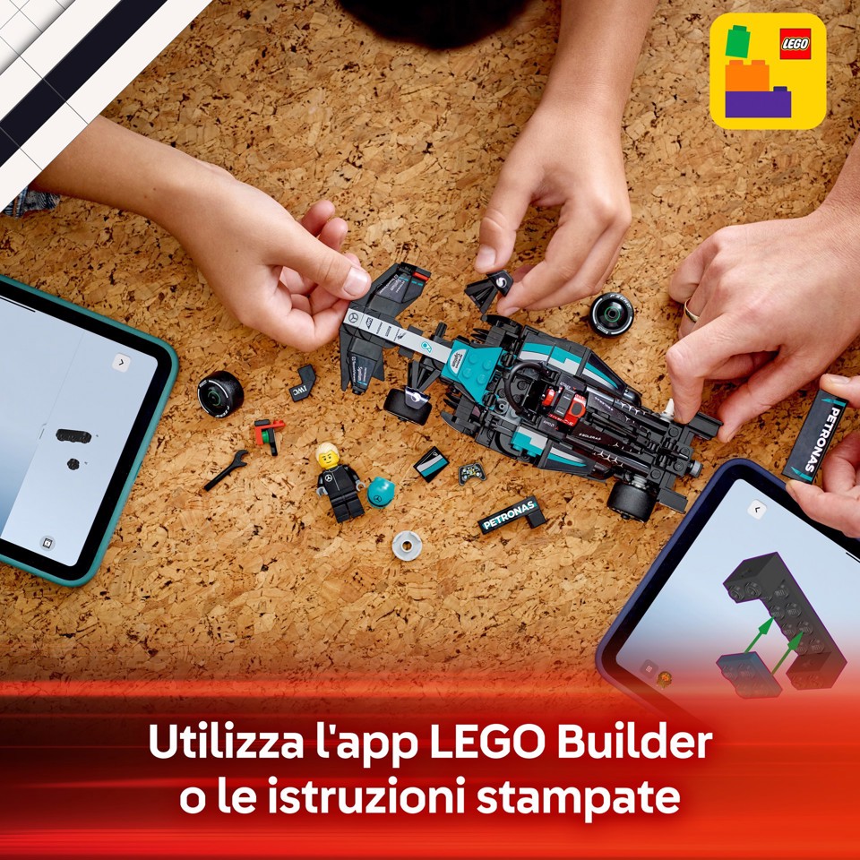 LEGO Speed Champions 77244 Auto da Corsa Mercedes-AMG PETRONAS F1 W 15