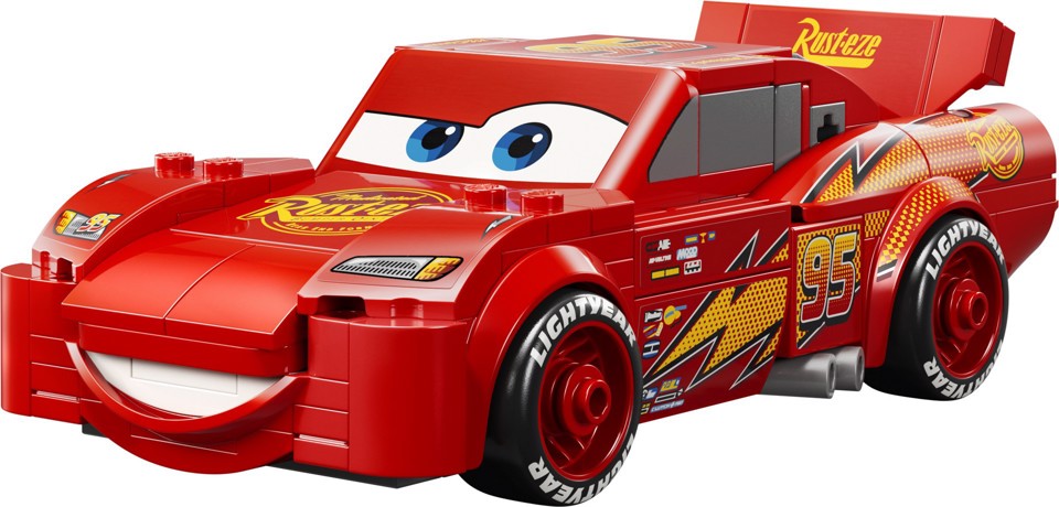 LEGO Speed Champions 77255 Saetta McQueen, Macchina Giocattolo da Collezione, Idea Regalo Disney per Fan del Film Pixar Cars