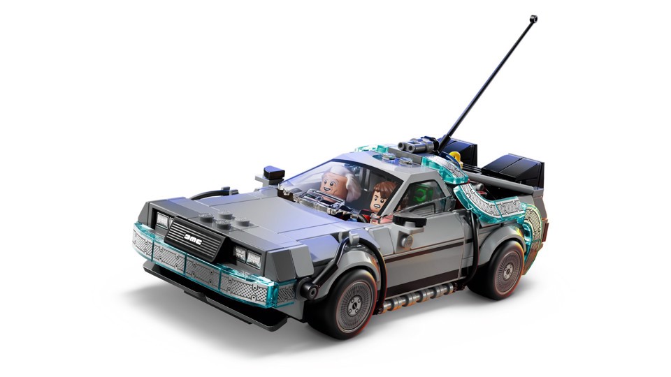 LEGO Speed Champions 77256 Macchina del Tempo di Ritorno al Futuro Giocattolo con 2 Minifigure, Regalo per Bambini e Bambine 9+