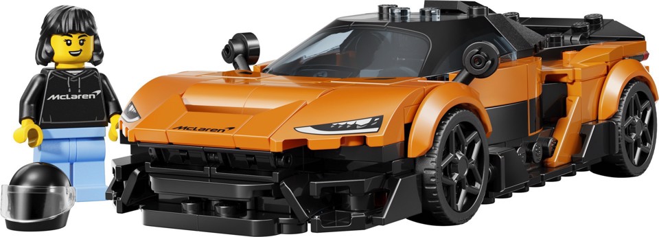 LEGO Speed Champions 77257 McLaren W1 Macchina Giocattolo con Minifigure da Collezione, Regalo di Compleanno Bambini da 9+