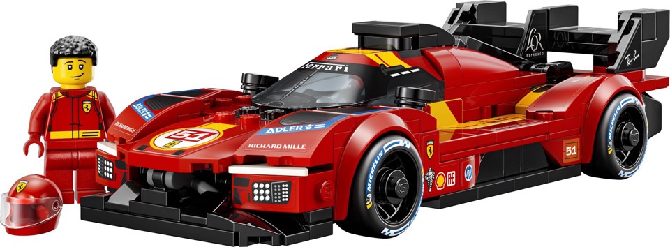 LEGO Speed Champions 77261 Ferrari 499P, Macchina Giocattolo STEM e Minifigure da Collezione, Regalo Sportivo per Bambini 9+