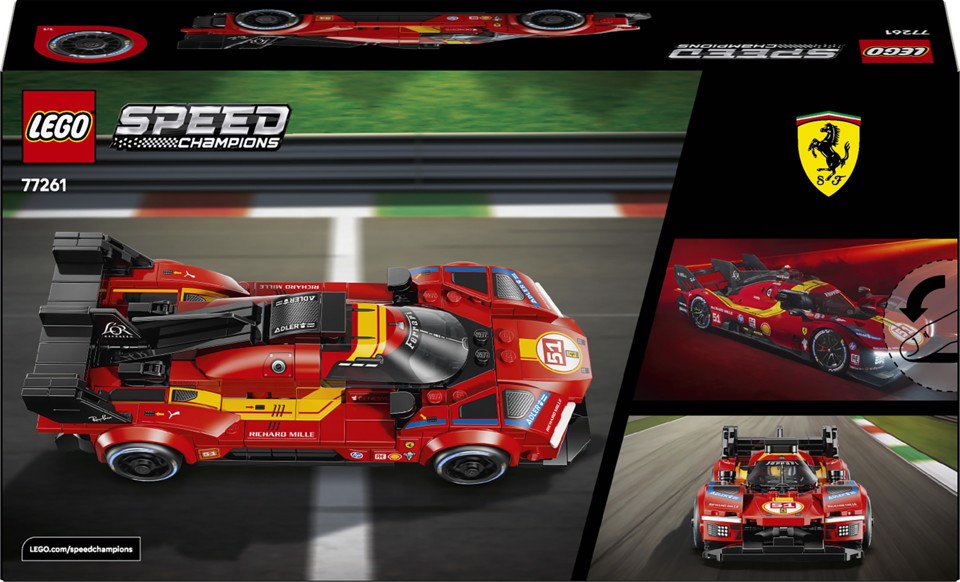 LEGO Speed Champions 77261 Ferrari 499P, Macchina Giocattolo STEM e Minifigure da Collezione, Regalo Sportivo per Bambini 9+