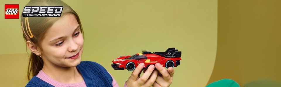 LEGO Speed Champions 77261 Ferrari 499P, Macchina Giocattolo STEM e Minifigure da Collezione, Regalo Sportivo per Bambini 9+