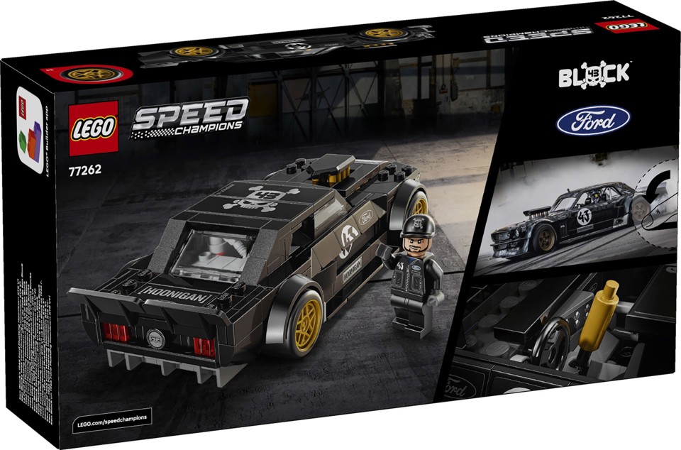 LEGO Speed Champions 77262 Ford Mustang ‘65 Hoonicorn V1 di Ken Block