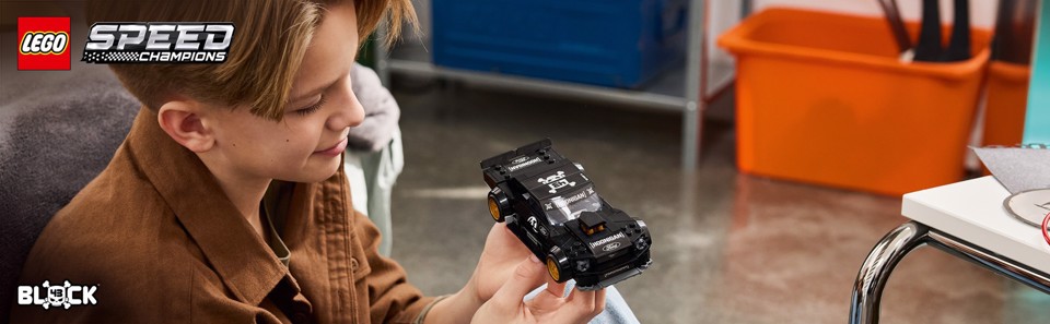 LEGO Speed Champions 77262 Ford Mustang ‘65 Hoonicorn V1 di Ken Block, Macchina Giocattolo con Minifigure, Regalo Bambini 9+