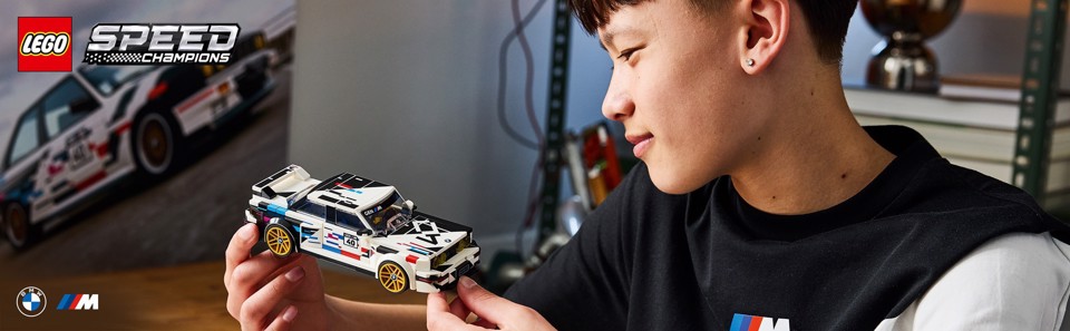 LEGO Speed Champions 77263 BMW M3 (E30), Macchina Giocattolo con Minifigure da Collezione, Regalo per Bambini e Fan da 9 Anni