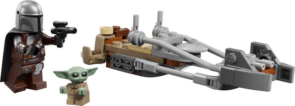 LEGO Star Wars 75436 Speeder Bike del Mandaloriano e di Grogu
