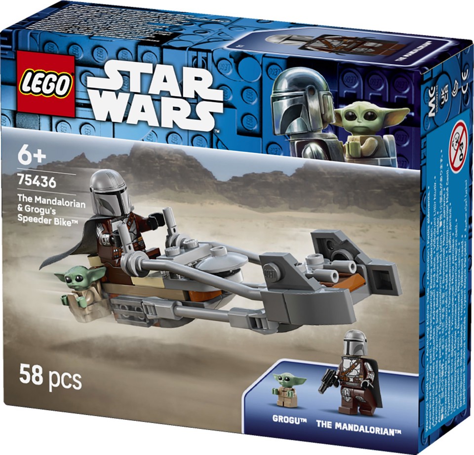 LEGO Star Wars 75436 Speeder Bike del Mandaloriano e di Grogu