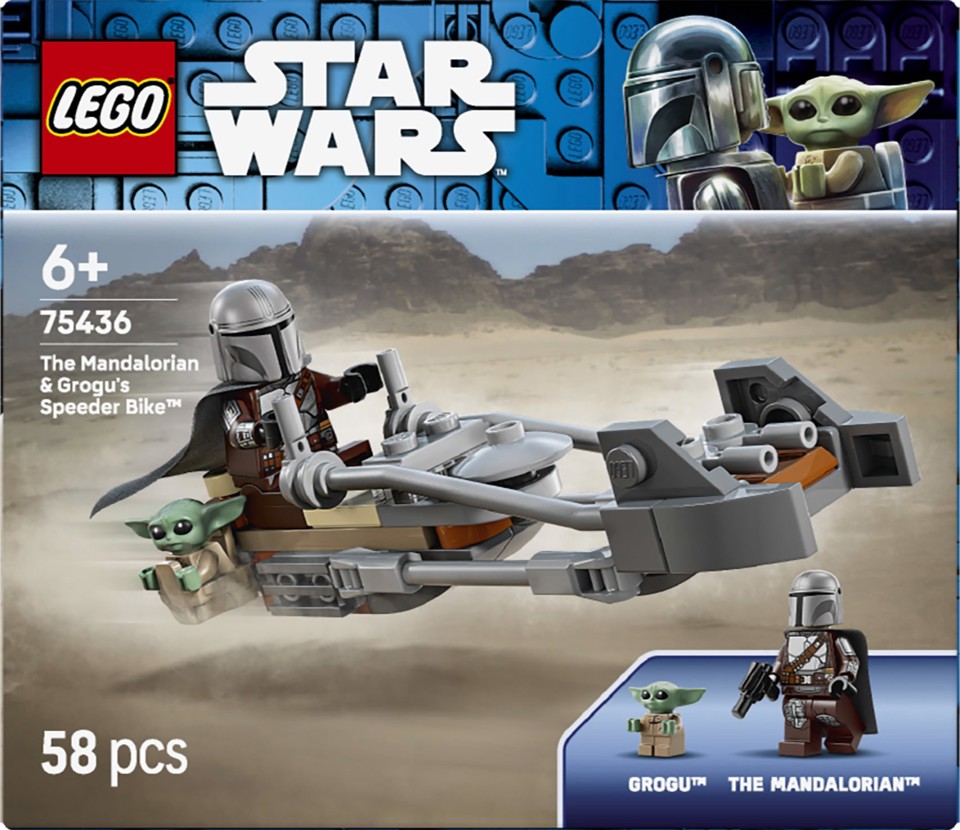 LEGO Star Wars 75436 Speeder Bike del Mandaloriano e di Grogu