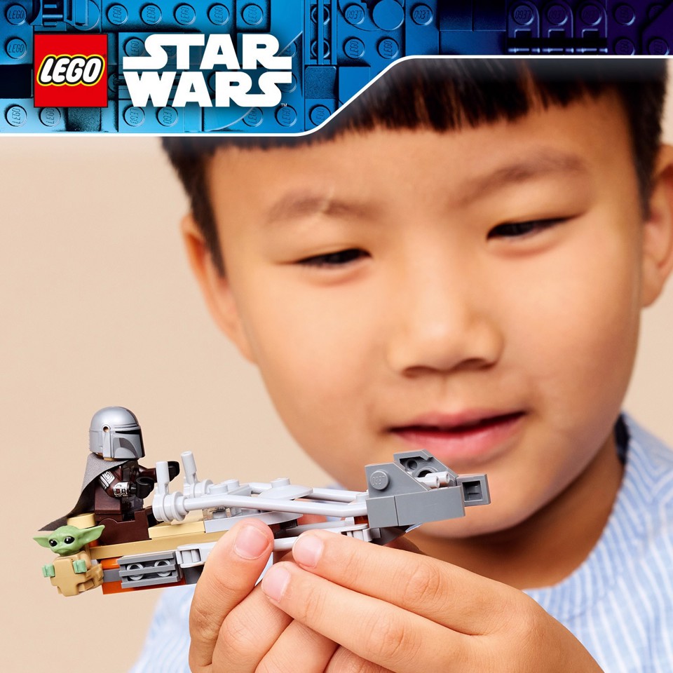 LEGO Star Wars 75436 Speeder Bike del Mandaloriano e di Grogu