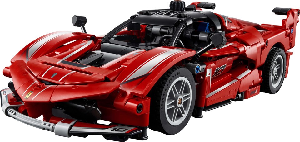 LEGO Technic 42212 Ferrari FXX K, Motore V12 con Pistoni Mobili