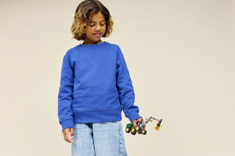 LEGO Technic 42218 Mietitrebbia Gommato John Deere 1470H, Veicolo Giocattolo da Cantiere, Braccio Rotante e Pinza, Regalo 7+
