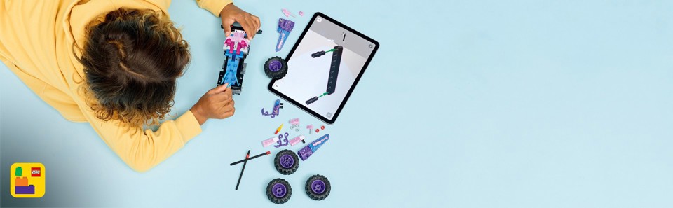LEGO Technic 42220 Monster Jam Sparkle Smash a Retrocarica