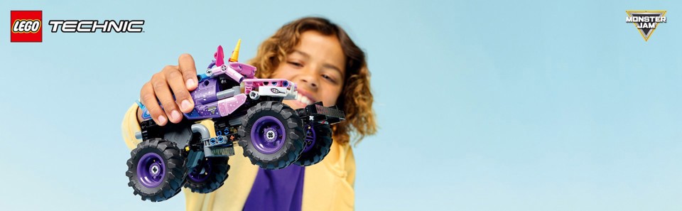 LEGO Technic 42220 Monster Jam Sparkle Smash a Retrocarica
