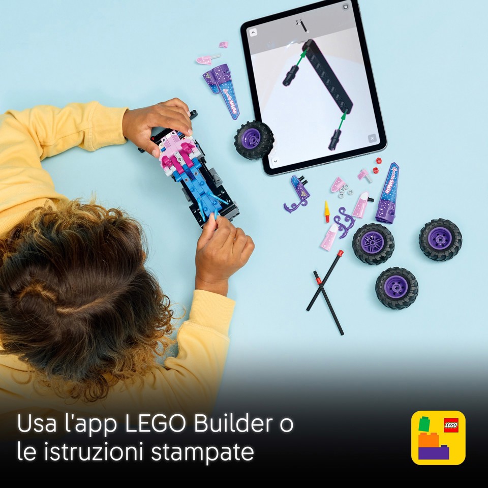 LEGO Technic 42220 Monster Jam Sparkle Smash a Retrocarica