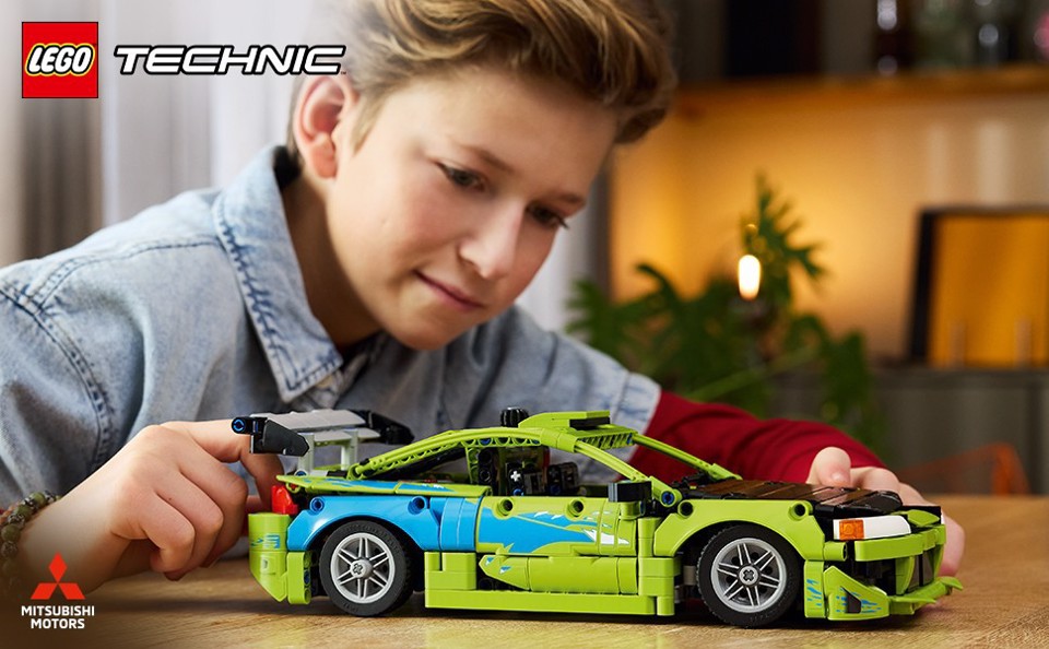 LEGO Technic 42229 Auto Mitsubishi Eclipse Fast and Furious, Kit Modellismo STEM da Collezione, Regalo per Ragazzi da 14+