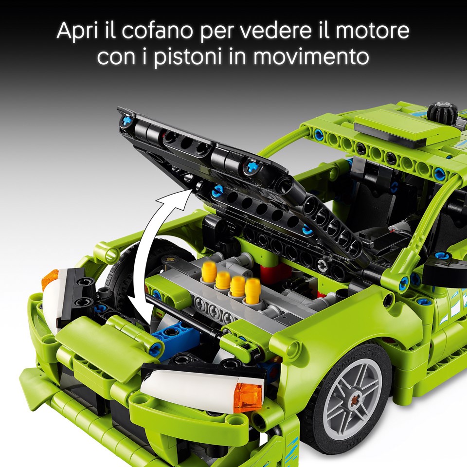 LEGO Technic 42229 Auto Mitsubishi Eclipse Fast and Furious, Kit Modellismo STEM da Collezione, Regalo per Ragazzi da 14+