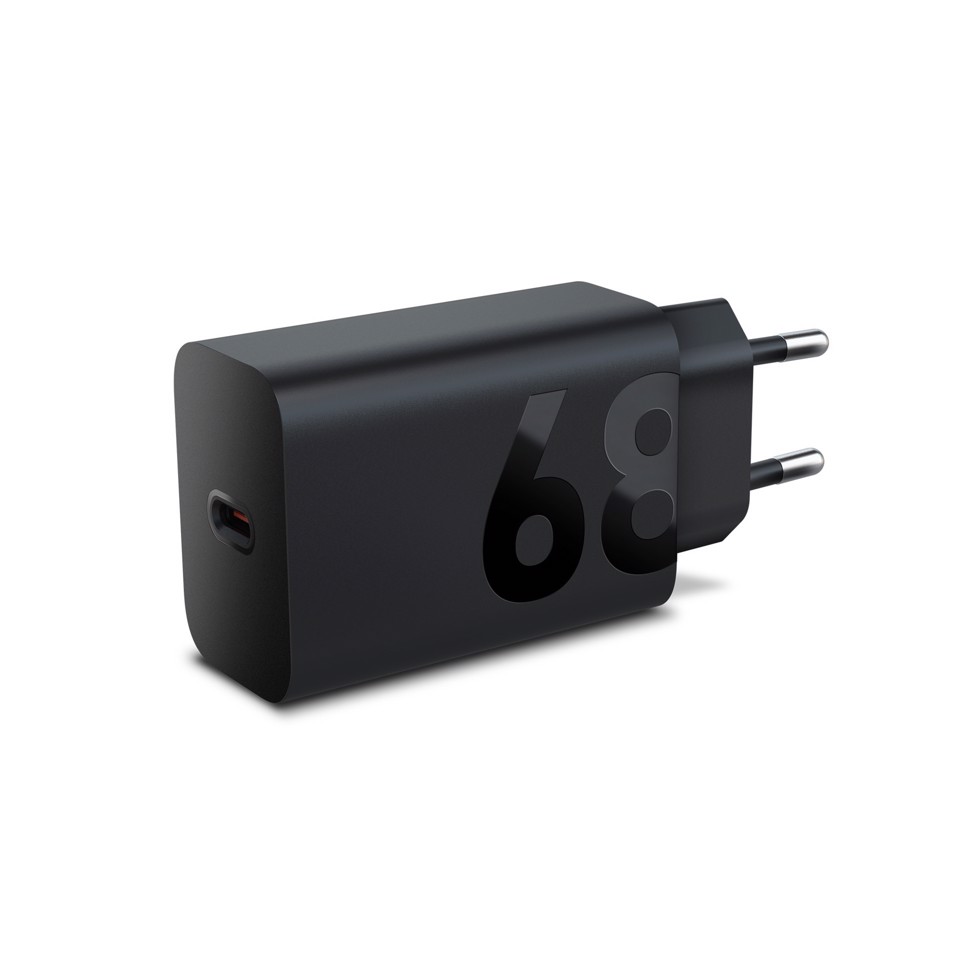 Lenovo 68W USB-C GaN Wall Charger, alimentatore da Parete USB-C 68W con Cavo 1,5m 6A, Caricabatterie a Ricarica Rapida e Sicura per Tablet, PC e Dispositivi Compatibili