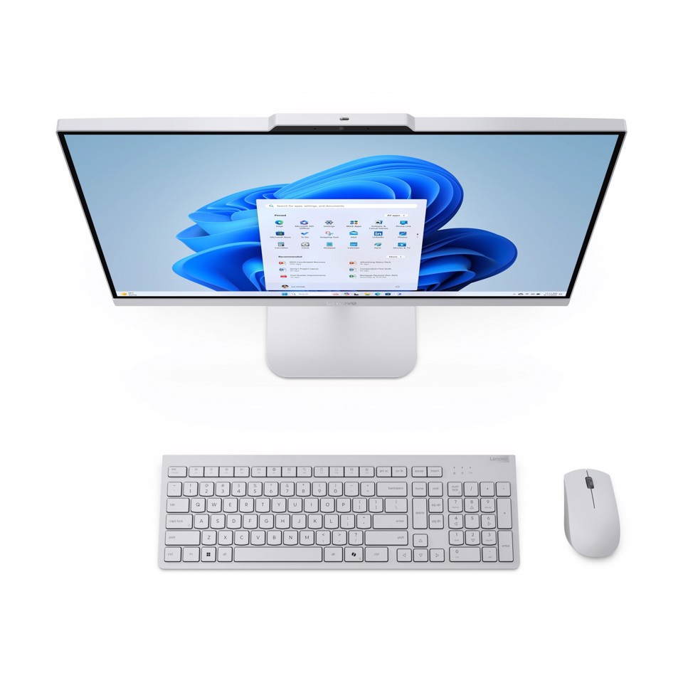 Lenovo | All in One A 100 | Display 23.8'' FHD (1920x1080) | Processore INTEL N100 | Memoria RAM 8GB | Memoria SSD 512GB | Scheda grafica Integrata | Sistema Operativo WINDOWS 11 HOME | CLOUD_GREY