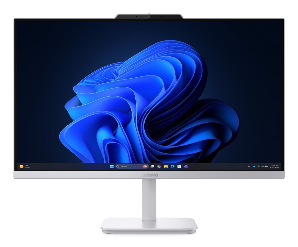 Lenovo | All in One A 105 | Display 23.8'' FHD (1920x1080) | Processore AMD Ryzen 5 40| Memoria RAM 8GB | Memoria SSD 512GB | Scheda grafica Integrata | Sistema Operativo WINDOWS 11 HOME | CLOUD GREY