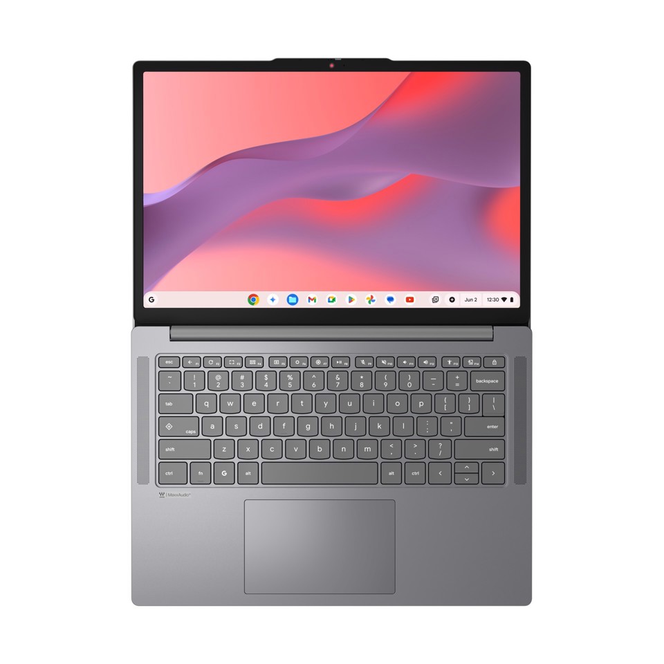 Lenovo Chrome 14M8911 MediaTek Kompanio 540 Chromebook 35,6 cm (14") WUXGA 8 GB LPDDR5x-SDRAM 128 GB UFS Wi-Fi 6E (802.11ax) ChromeOS Italiano Grigio
