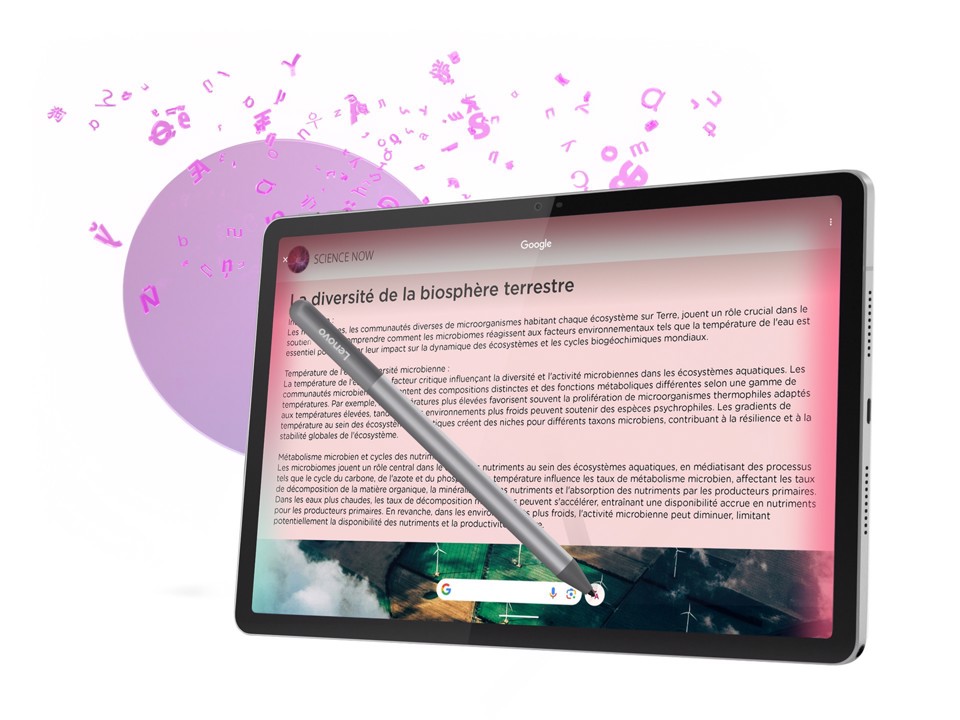 Lenovo Idea Tab - Display 11" 2.5K (2560x1600) IPS 500nits 90Hz - CPU MediaTek Dimensity 6300 - RAM 8GB - Memoria 128GB UFS - Grafica ARM Mali G57 MC2 - Connettività WiFi Slot MicroSD - Android 15 - Tab Pen Inclusi