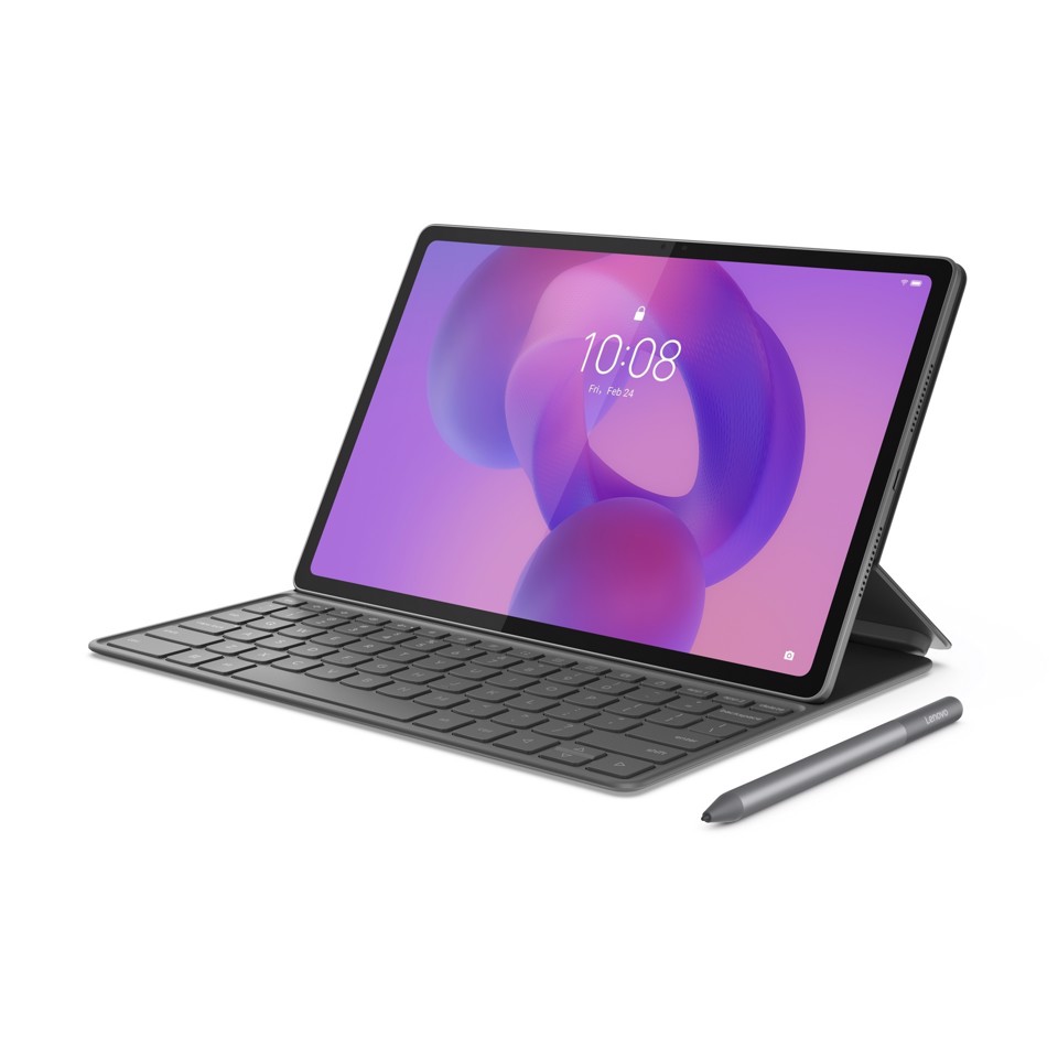 Lenovo Idea Tab Plus - Display 12.1" 2.5K (2560x1600) IPS 800nits 90Hz - CPU MediaTek Dimensity 6400 - RAM 8GB - Memoria 256GB UFS - Grafica ARM Mali G57 MC2 - Connettività WiFi Slot MicroSD - Android 15 - Tab Pen Inclusi