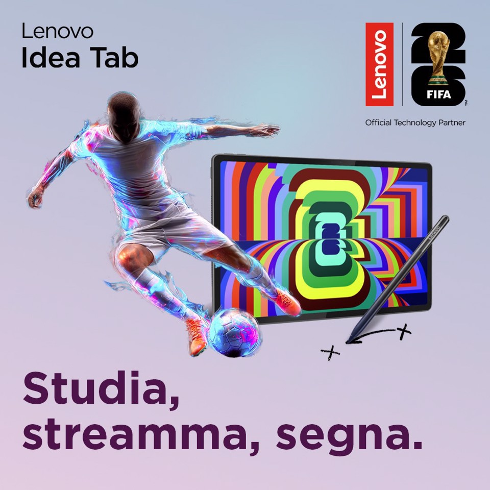 Lenovo Idea Tab Pro Gen 2 - Display 13" 3.5K (3504x2190) LTPS 800nits 144Hz - CPU Qualcomm Snapdragon 8s Gen4 - RAM 12GB - Memoria 256GB UFS - Grafica Qualcomm Adreno 825 - Connettività WiFi Slot MicroSD - Android 16 - Tab Pen Plus Inclusi