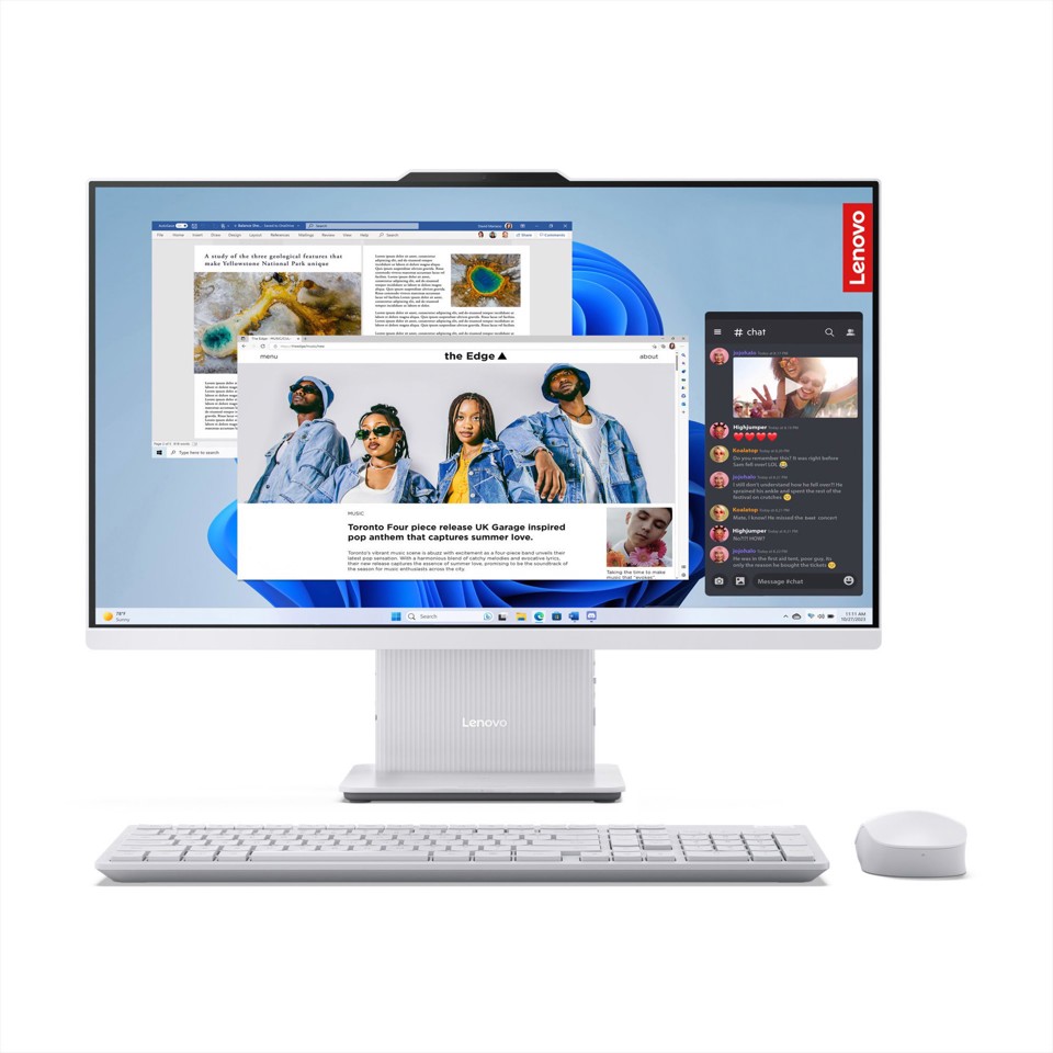 Lenovo IdeaCentre AIO 27IRH9 Intel® Core™ i5 i5-13420H 68,6 cm (27") 1920 x 1080 Pixel PC All-in-one 16 GB DDR5-SDRAM 512 GB SSD Windows 11 Home Wi-Fi 6 (802.11ax) Grigio