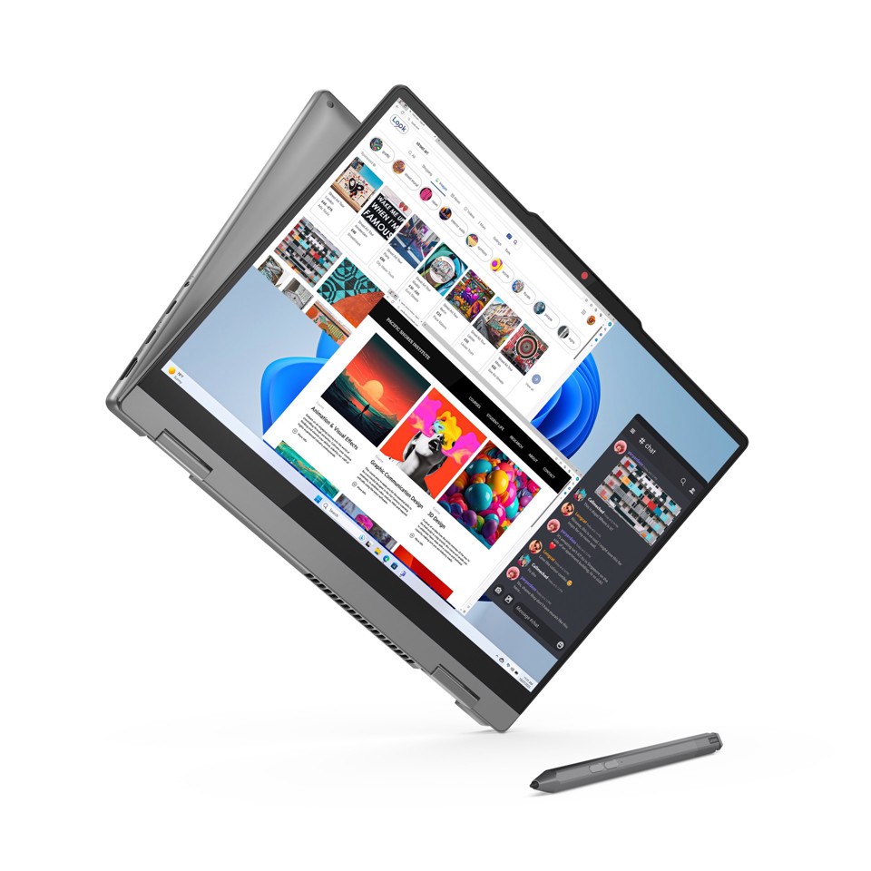 Lenovo IdeaPad 5 2-in-1 14IRH9 Intel® Core™ i5 i5-13420H Ibrido (2 in 1) 35,6 cm (14") Touch screen WUXGA 16 GB LPDDR5x-SDRAM 512 GB SSD Wi-Fi 6 (802.11ax) Windows 11 Home Italiano Grigio