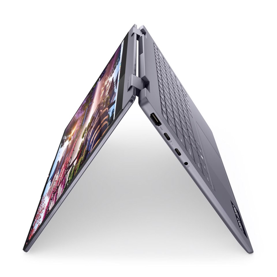 Lenovo IdeaPad | Notebook 5 2-in-1 | Display 14.0'' WUXGA (1920x1200) Touch | Processore AMD RYZEN AI 5 330 | Memoria RAM 8GB | Memoria SSD 512GB | Scheda grafica Integrata | Sistema Operativo WINDOWS 11 HOME | LUNA GREY | Caricatore NON incluso