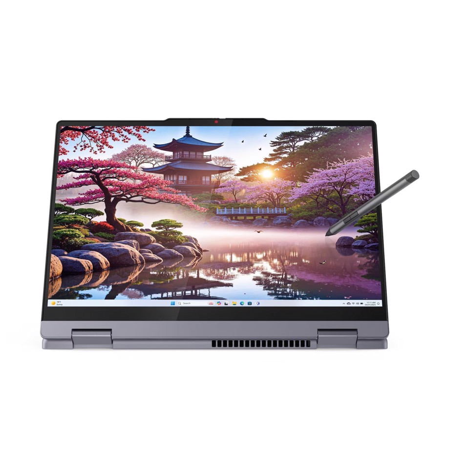 Lenovo IdeaPad | Notebook 5 2-in-1 | Display 14.0'' WUXGA (1920x1200) Touch | Processore AMD RYZEN AI 5 330 | Memoria RAM 8GB | Memoria SSD 512GB | Scheda grafica Integrata | Sistema Operativo WINDOWS 11 HOME | LUNA GREY | Caricatore NON incluso