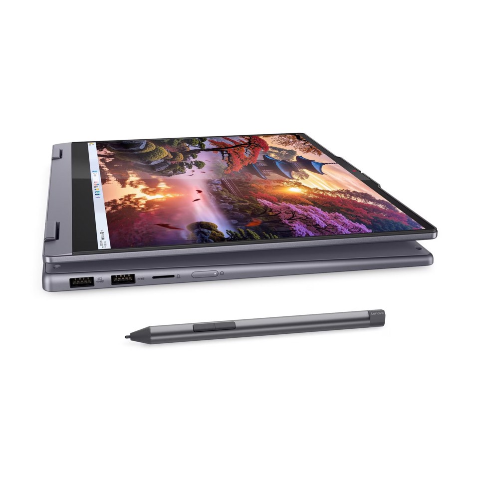 Lenovo IdeaPad | Notebook 5 2-in-1 | Display 14.0'' WUXGA (1920x1200) Touch | Processore AMD RYZEN AI 5 330 | Memoria RAM 8GB | Memoria SSD 512GB | Scheda grafica Integrata | Sistema Operativo WINDOWS 11 HOME | LUNA GREY | Caricatore NON incluso